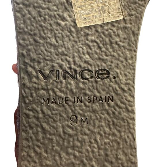 Vince Sabella Mahogany Platform Espadrille Leather Sandal Size 9 Made in Spain - Picture 8 of 8
